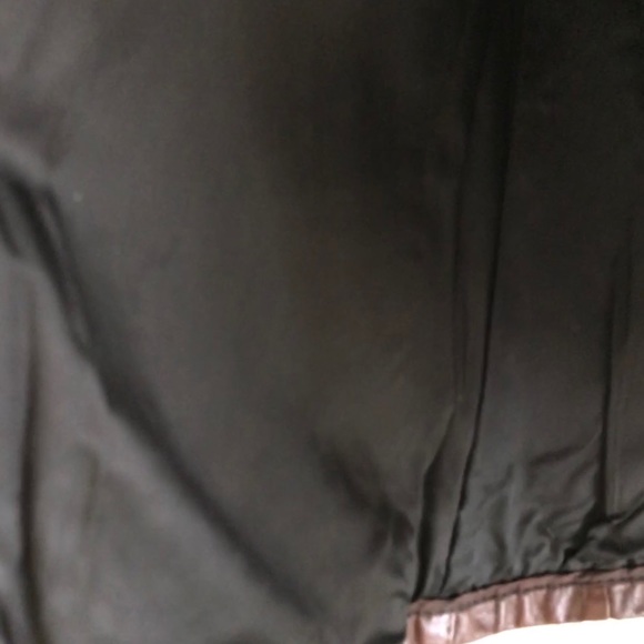 Leather unisex lined jacket. S/M - Picture 6 of 11